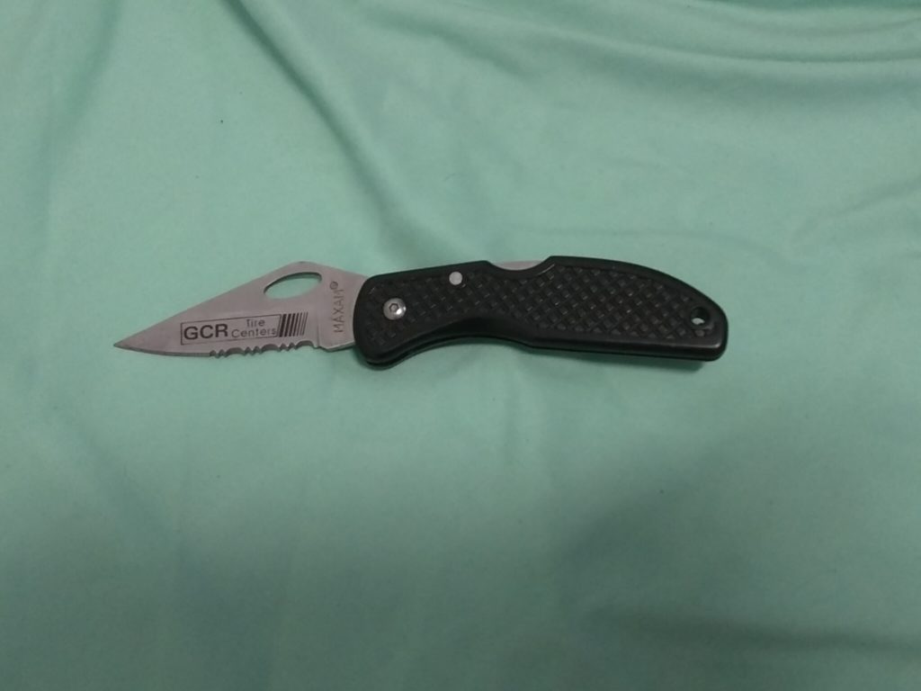 front of maxam knife
