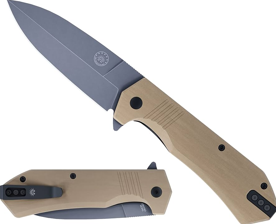 spear point style folding knife with zytel handle